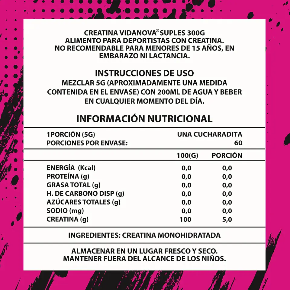 PROMO X3 Creatinas - Vidanova® Suples 6