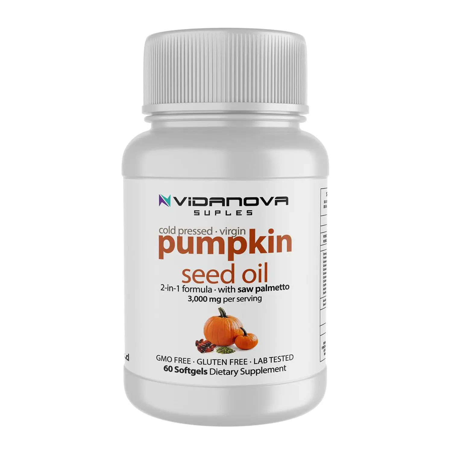 Aceite de Semilla de Calabaza 3000mg | Vidanova