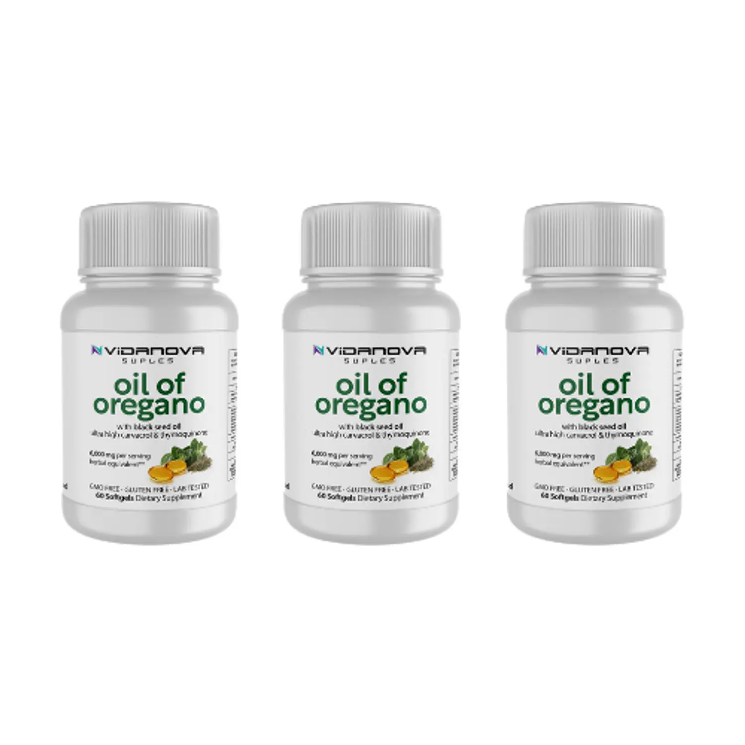 Aceite de Orégano PACK X3- Vidanova® Suples 1