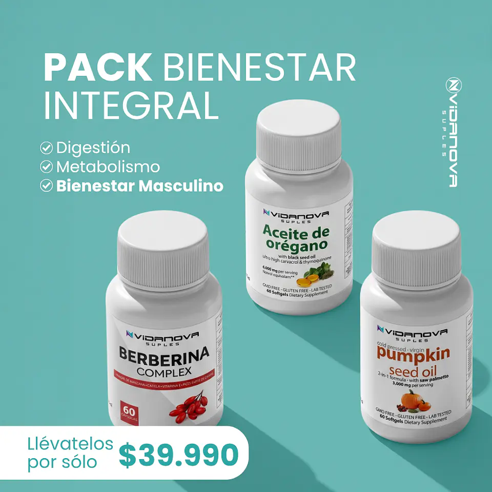 Pack Bienestar Integral | Próstata, Digestión y Metabolismo 2