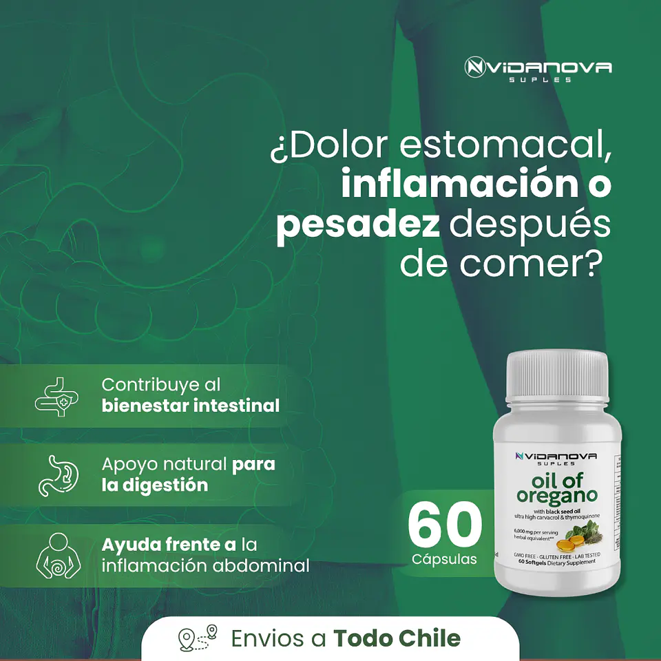 Aceite de Orégano 6000mg | Vidanova 2