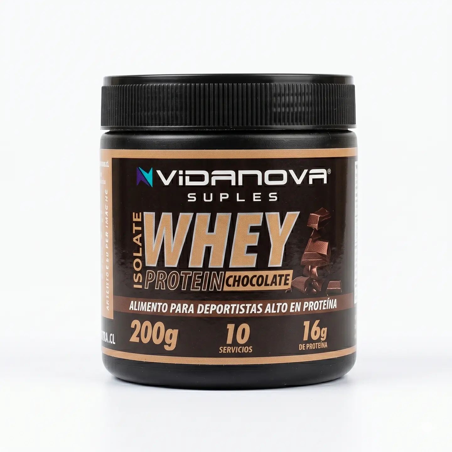 Proteína Whey Isolada 200gr - Chocolate  1