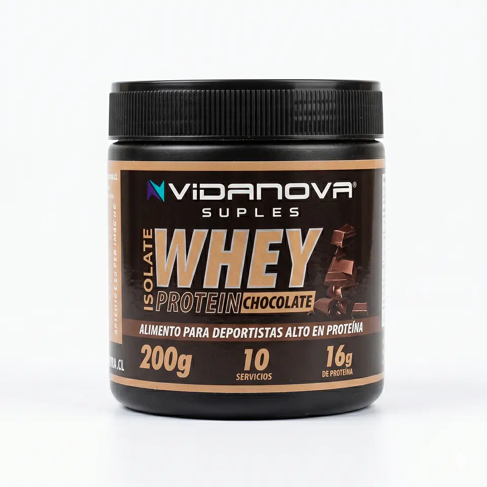 Proteína Whey Isolada 200gr - Chocolate  1