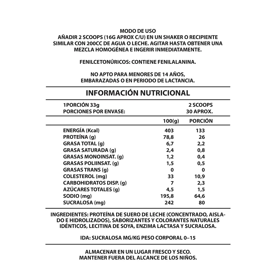 Proteína Whey 1kg - Piña Colada - Vidanova® Suples 2