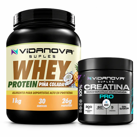 PACK PROMO – Whey Protein 1 kg + Creatina PRO 300 g