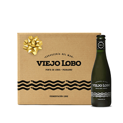 Viejo Lobo Triple 375ml / Caja x 12 unidades.