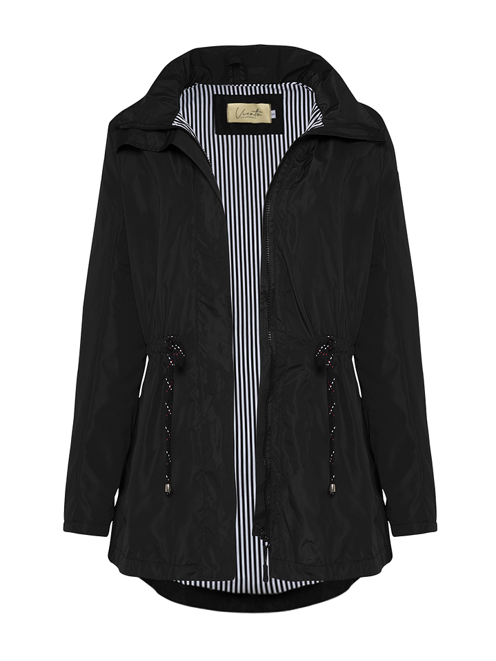 Parka Negra Clásica 3
