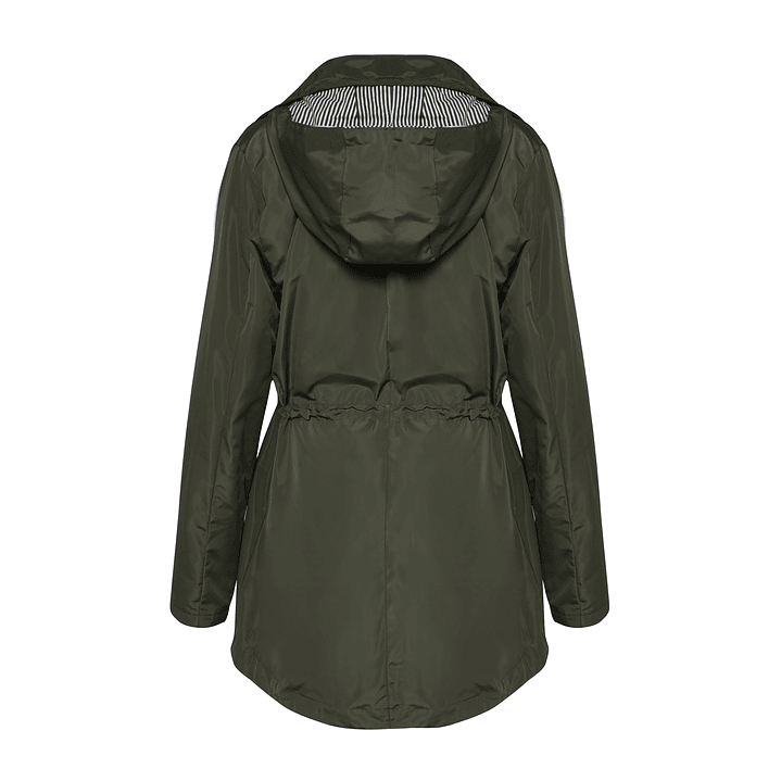 Parka Verde Oliva Militar Clásica 2