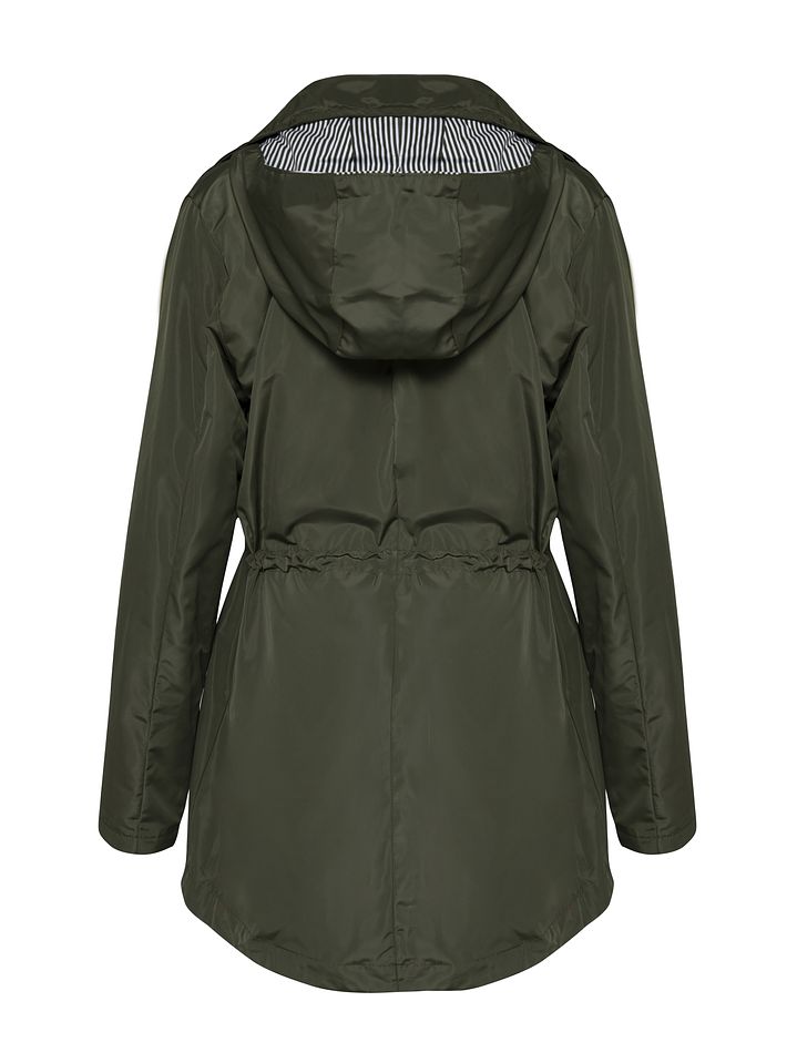 Parka Verde Oliva Militar Clásica 5