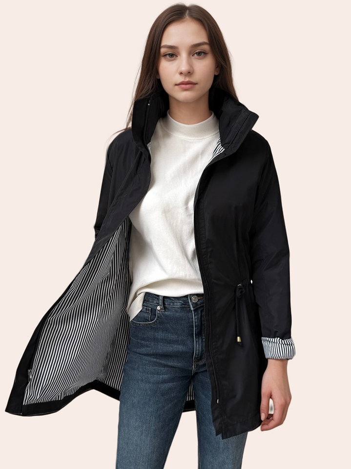 Parka Negra Clásica 1