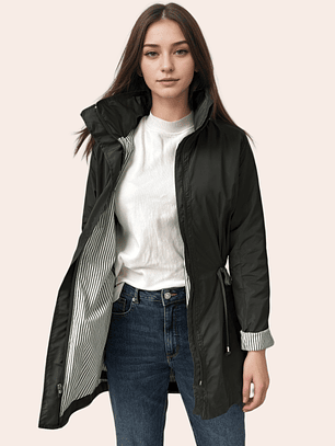 Parka Verde Oliva Militar Clásica