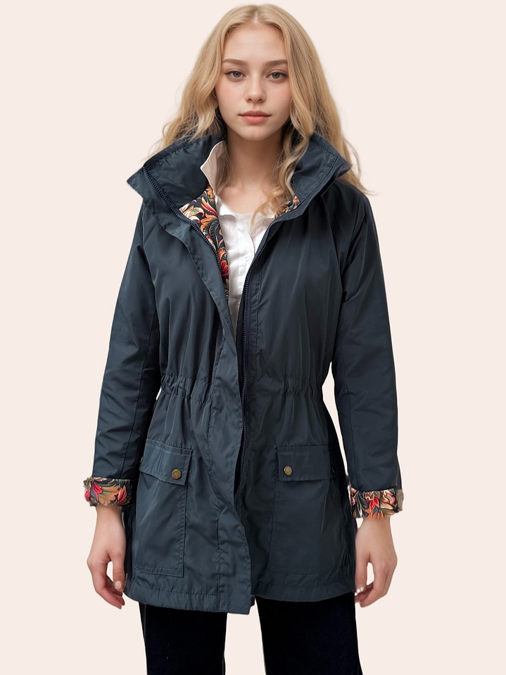 Otoño Verde Gris Estampado 2