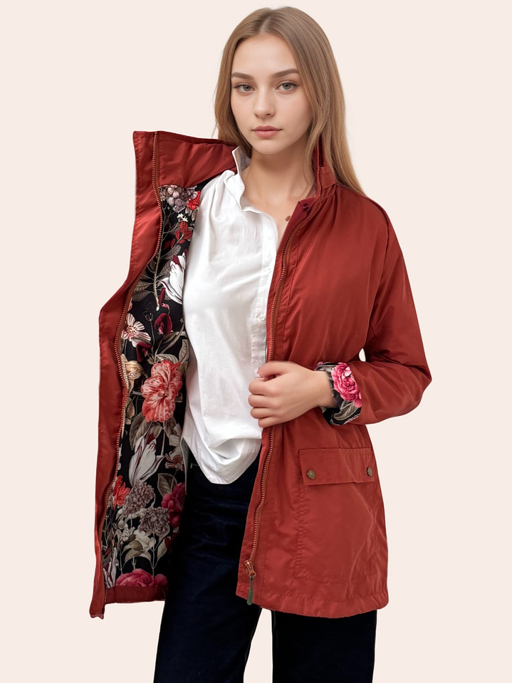 Otoño Terracota Estampada 2