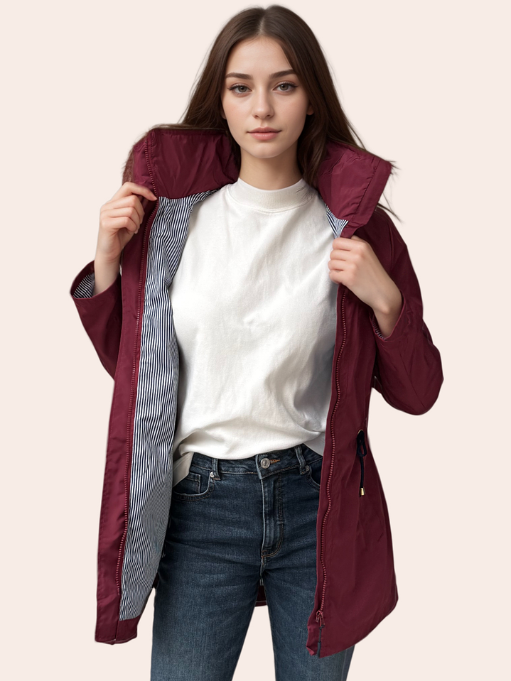 Parka Berenjena Clásica 1