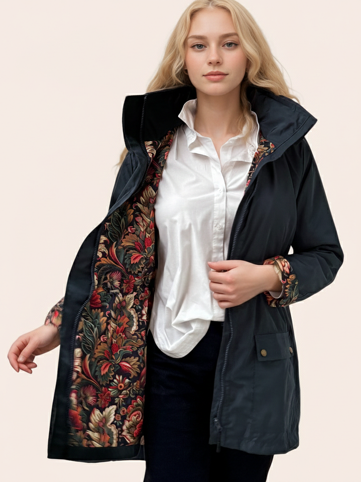 Otoño Verde Gris Estampado 1