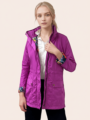 Otoño Violeta Fucsia Estampado