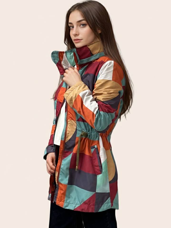 Tempestad Estampada Mate Tonos Tierra 2