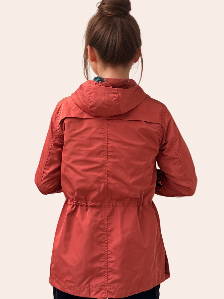 Cazadora Terracota Estampada 2