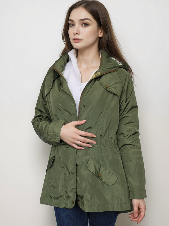 Cola de Pato Verde Estampada 1