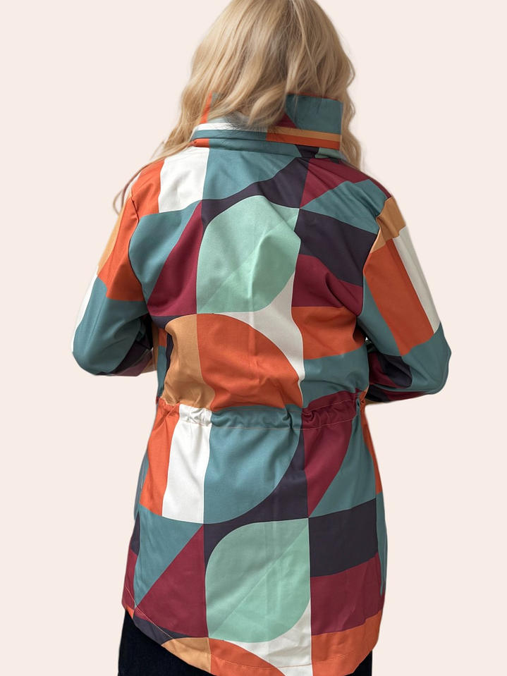 Tempestad Estampada Mate Tonos Tierra 2