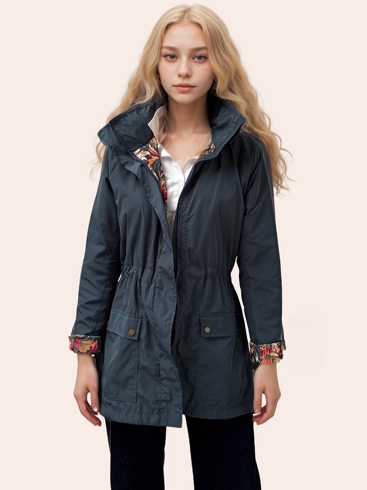 Otoño Verde Gris Estampado 1