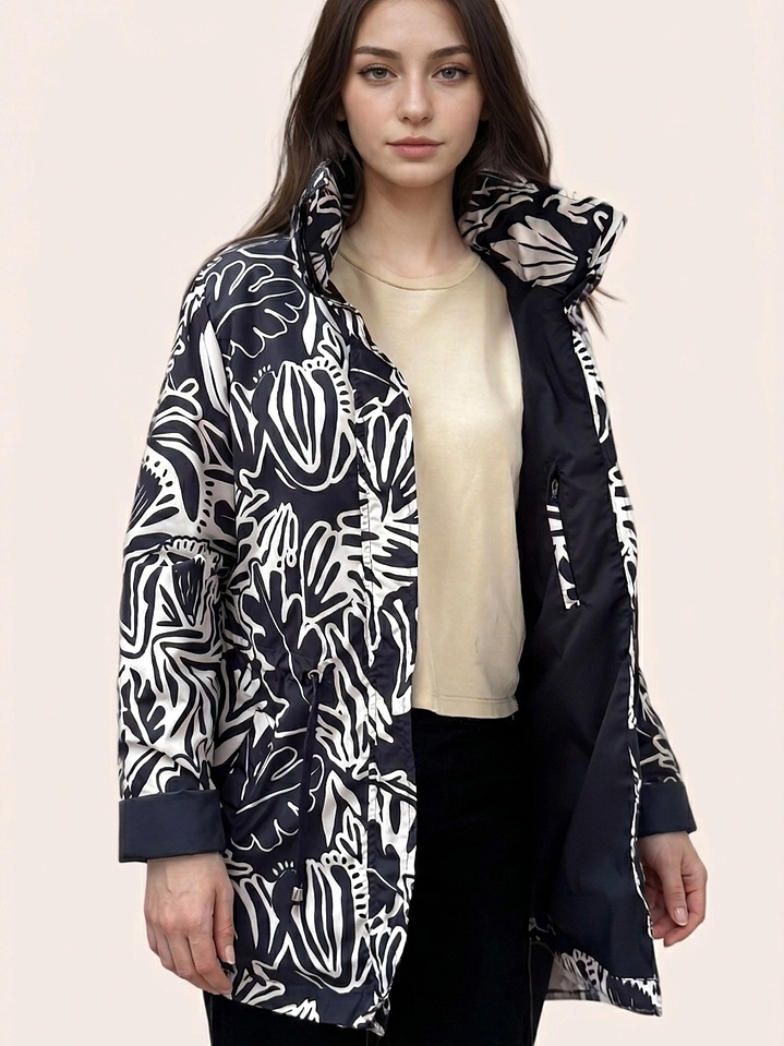 Estampada Azul con Blanco 1