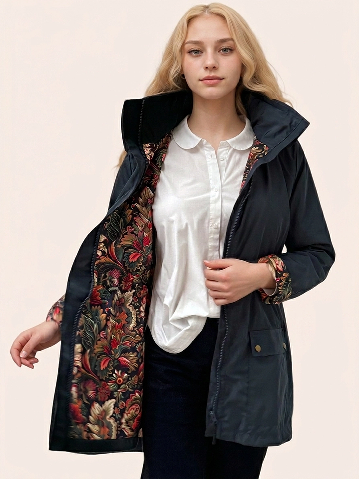 Otoño Verde Gris Estampado 2