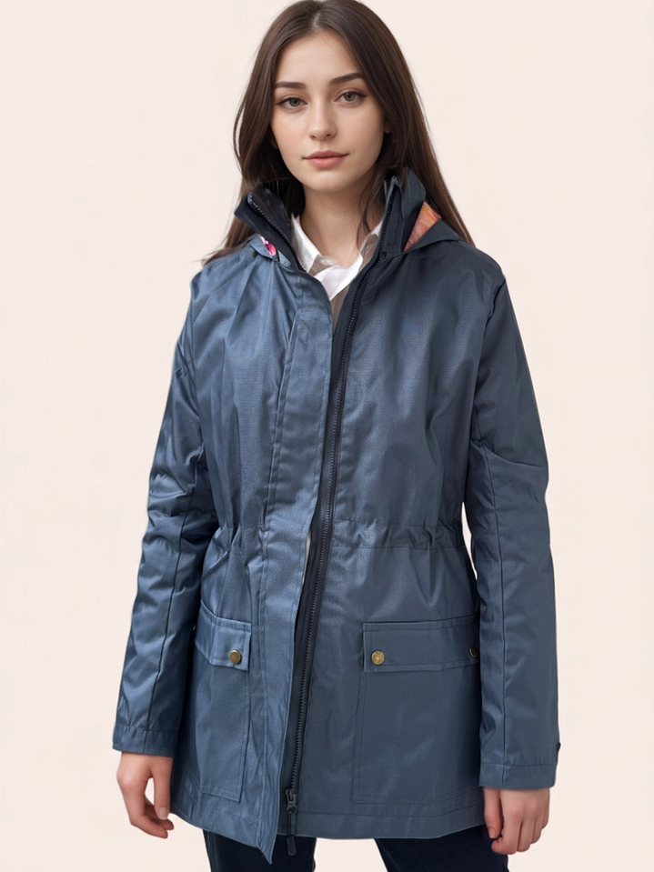 Tempestad Azul Petróleo Estampada 1