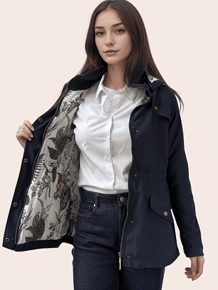 Cola de Pato Azul Noche Estampada