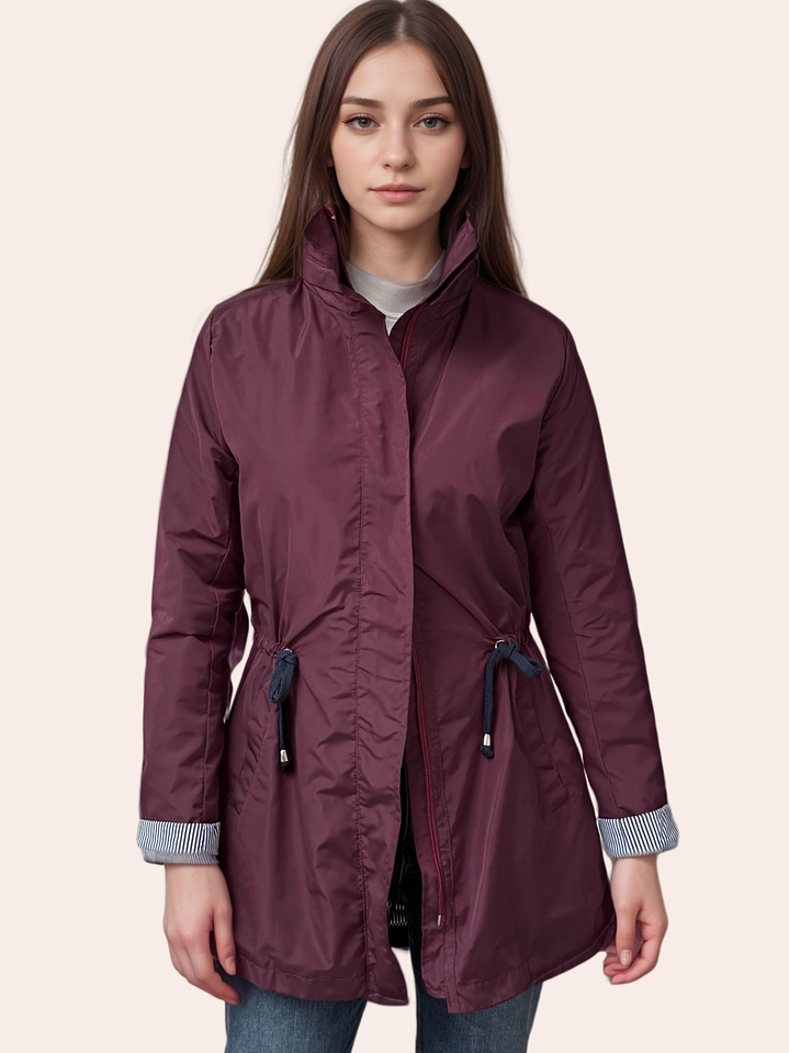 Parka Berenjena Clásica 1