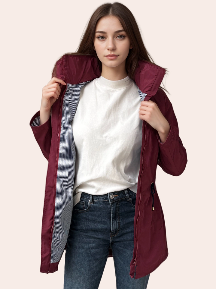 Parka Berenjena Clásica 2