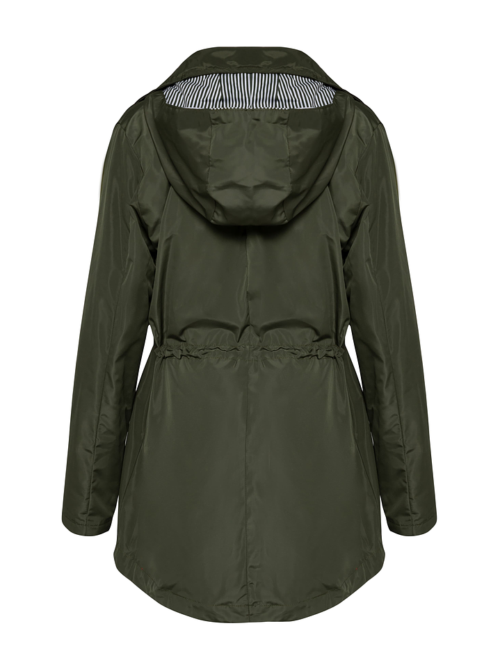 Parka Verde Oliva Militar Clásica 5