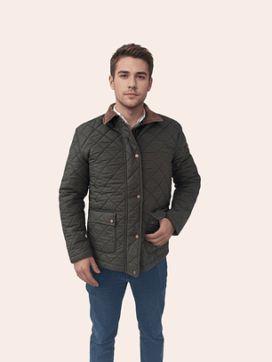 Husky Hombre Verde Militar Clásica