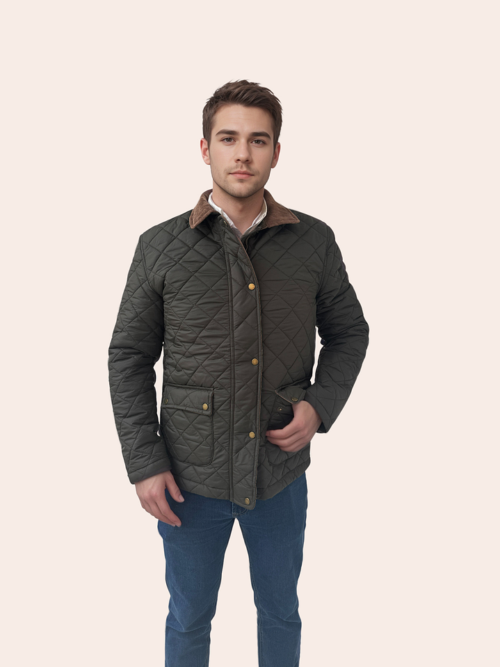 Husky Hombre Verde Militar Clásica 1