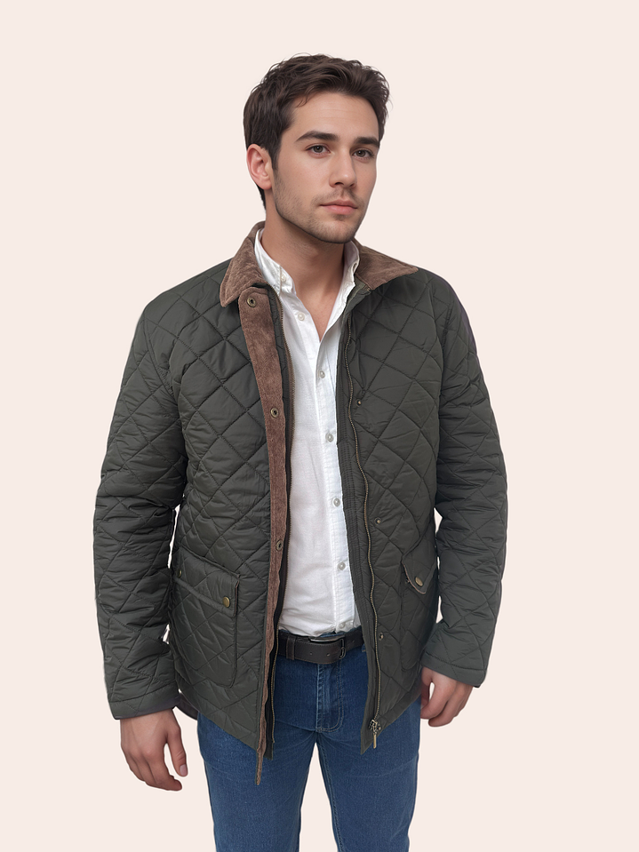 Husky Hombre Verde Militar Clásica 2