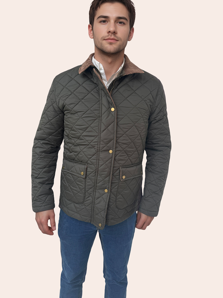 Husky Hombre Verde Militar Clásica 3