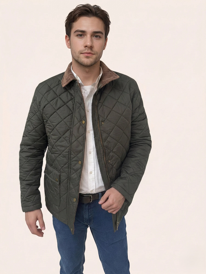 Husky Hombre Verde Militar Clásica 4