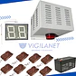 Alarma Comunitaria 30W 2 Tonos + 8 Controles  incluye bateria y un visor - Miniatura 1