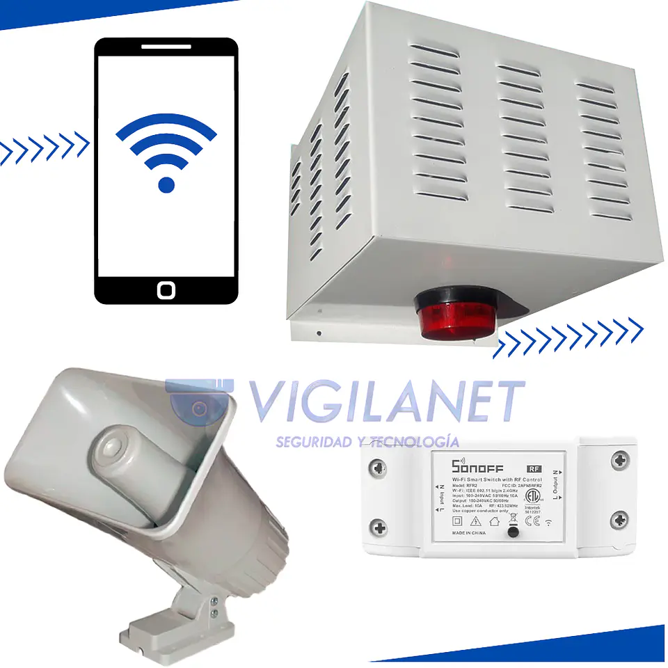 Alarma comunitaria WIFI 30W 1