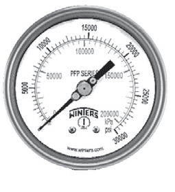 VACUOMETRO WINTERS SERIE PFP 100MM FULL INOX -30