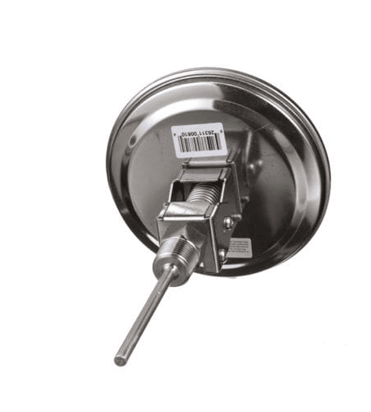 TERMOMETRO WINTERS BIMETALICO ORIENTABLE 100 MM DIAL 1/2'' NPT 0 A 100 ºC BULBO 6.3 MM x 100 MM