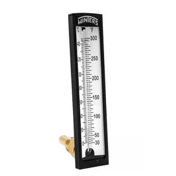 TERMOMETRO DE COLUMNA WINTERS 5" CONEX. 1/2"NPT DE 0 a 115°C ANGULO