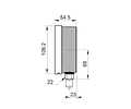 MANOMETRO BAUMER DIAL 100MM; CONEXION ABAJO 1/2"NPT; SIN GLICERINA; RANGO 0 A 250 MBAR.