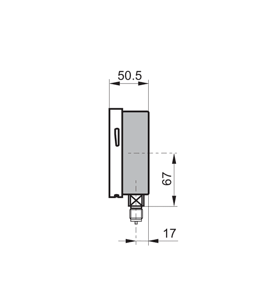 MANOMETRO BAUMER 0 A 1000KPAG (0 A 160PSI), TIPO BOURDON, DIAMETRO 4'' 1/2NPT ABAJO C/GLICERINA