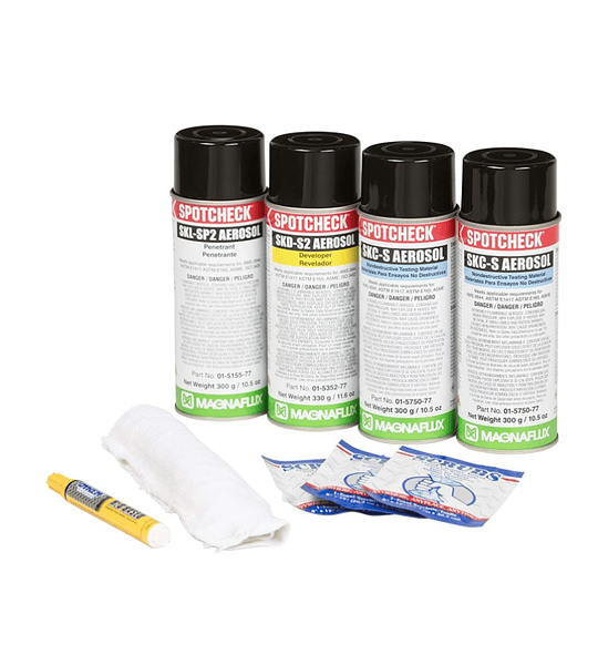 KIT DE LIQUIDOS PENETRANTES MAGNAFLUX (MALETA) SK-416, INCLUYE SKL-SP2,SKD-S2 Y SKC-S (2)