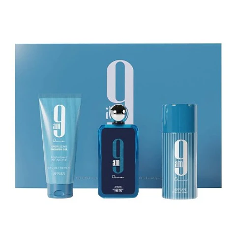 SET DE REGALO AFNAN 9 AM DIVE PACK 3