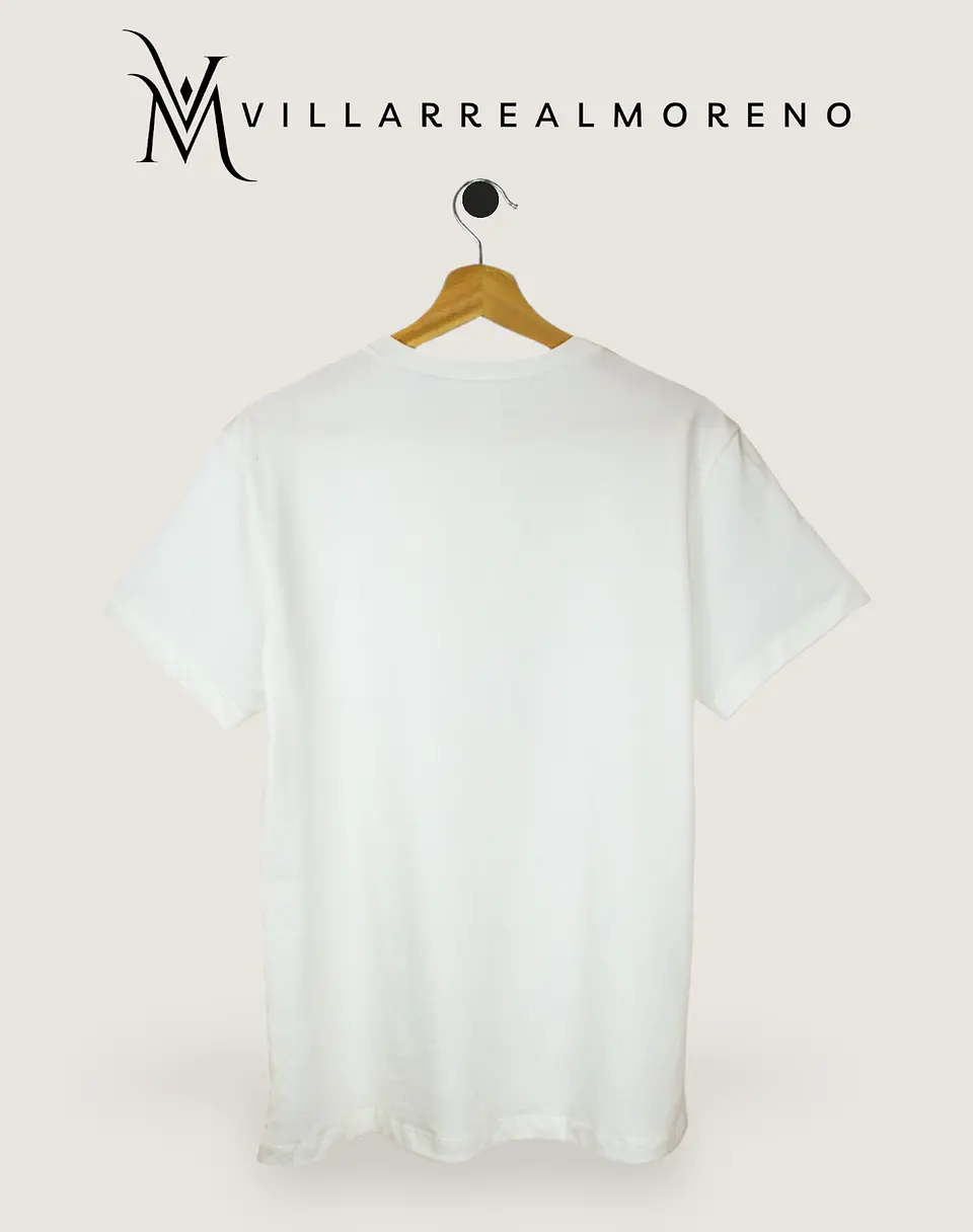Camiseta Algodón Hombre Marfil 4