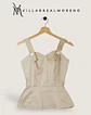 Blusa Peplum Caqui - Miniatura 3