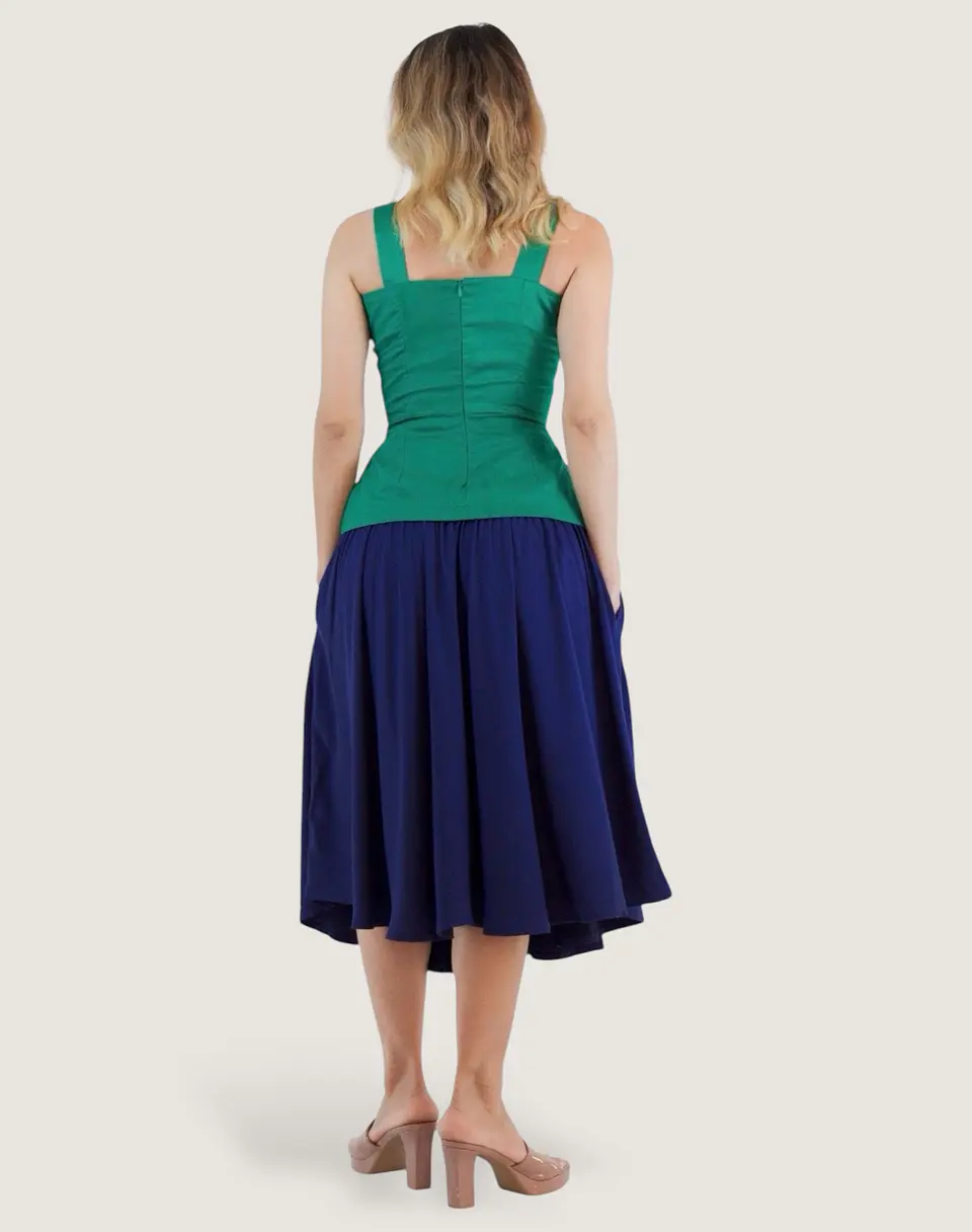 Falda Rotonda Azul 2
