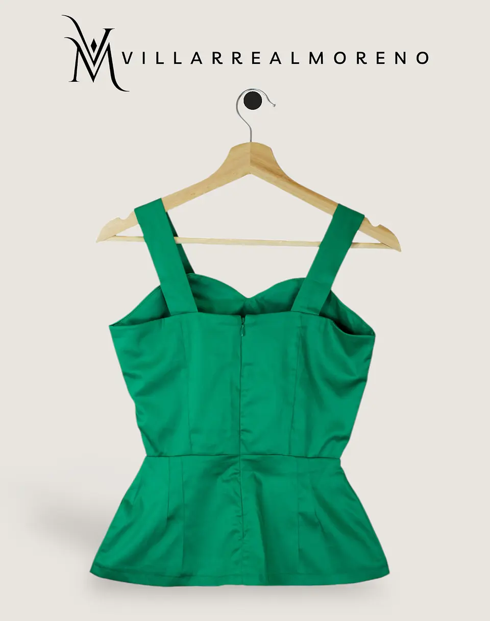 Blusa Peplum Verde 4